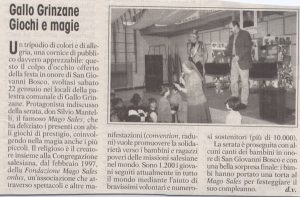 Gallo Grinzane Giochi e magie